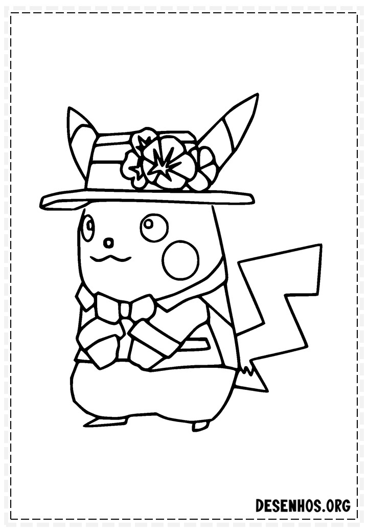 400 Desenhos de Pokémon para colorir