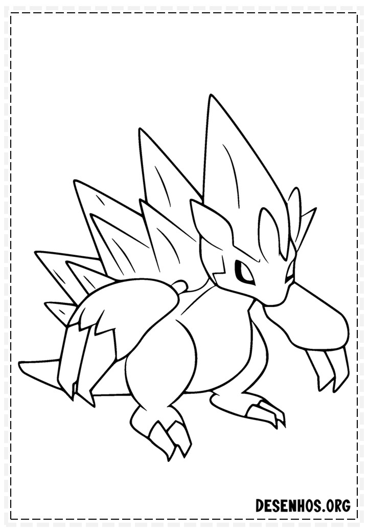 400 Desenhos de Pokémon para colorir