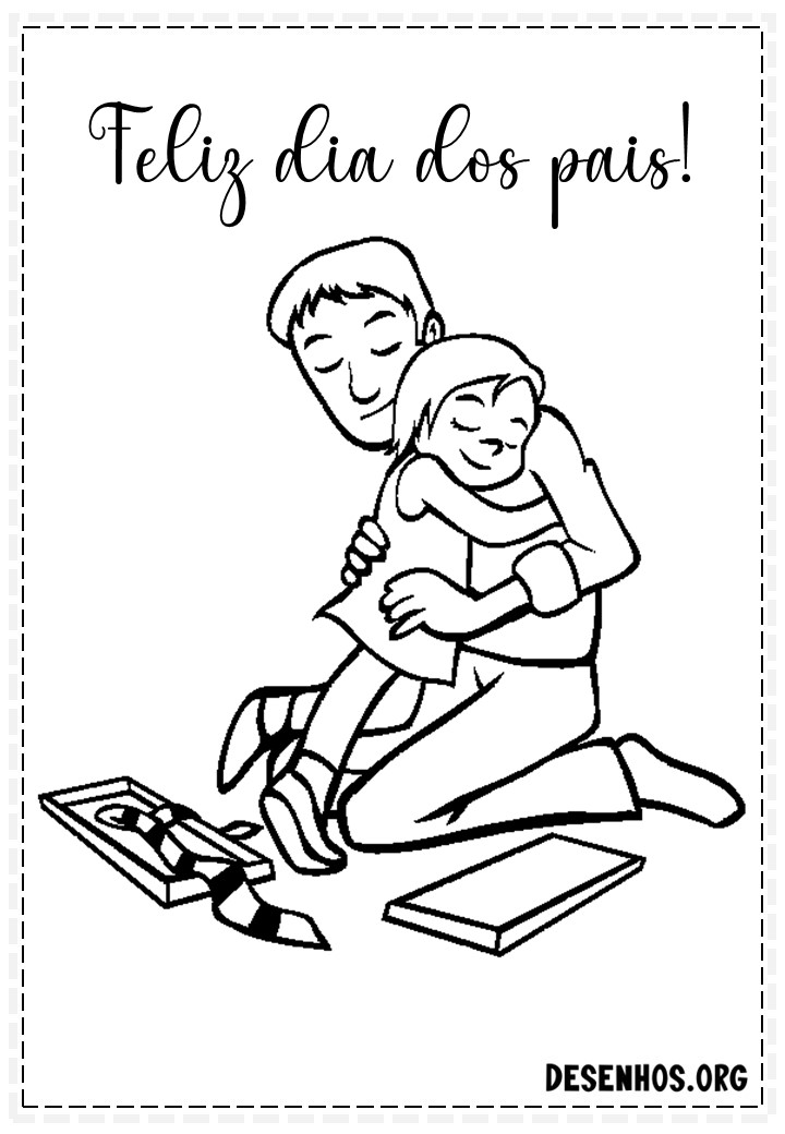 60 Desenhos dos Dias do Pais Para Colorir