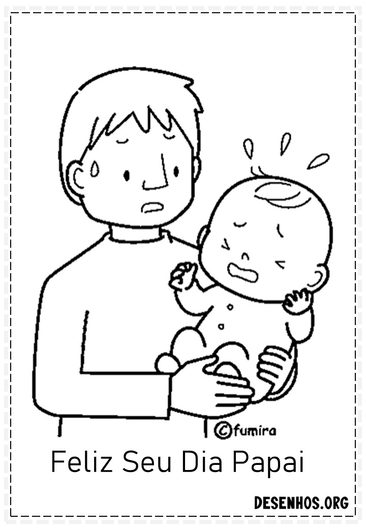 60 Desenhos dos Dias do Pais Para Colorir