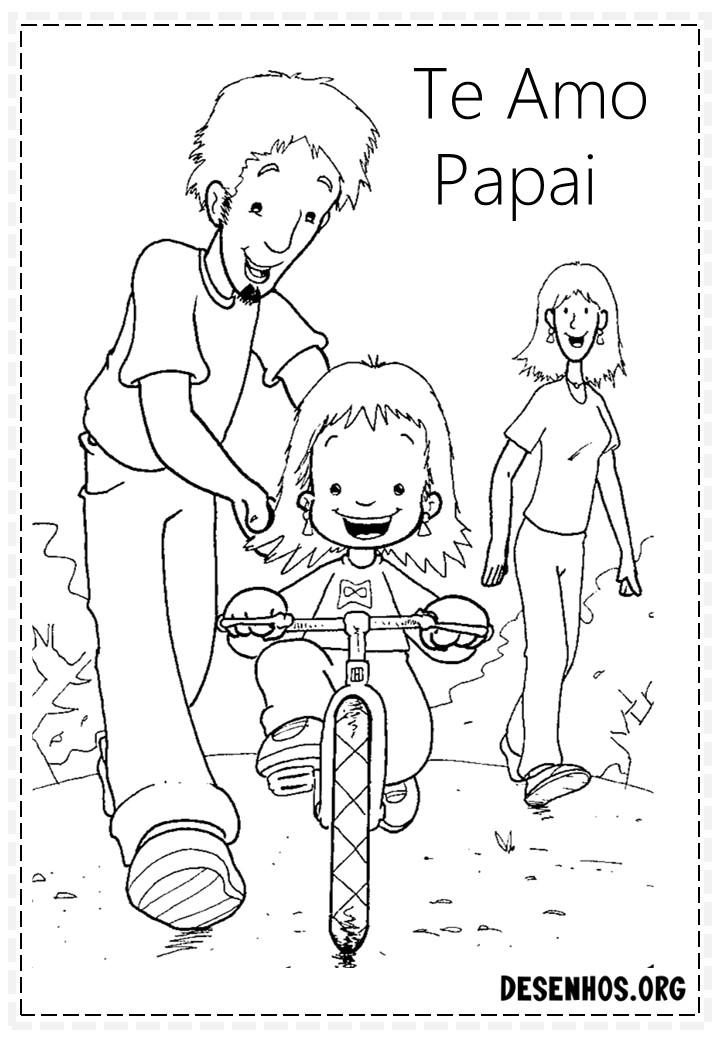 60 Desenhos dos Dias do Pais Para Colorir
