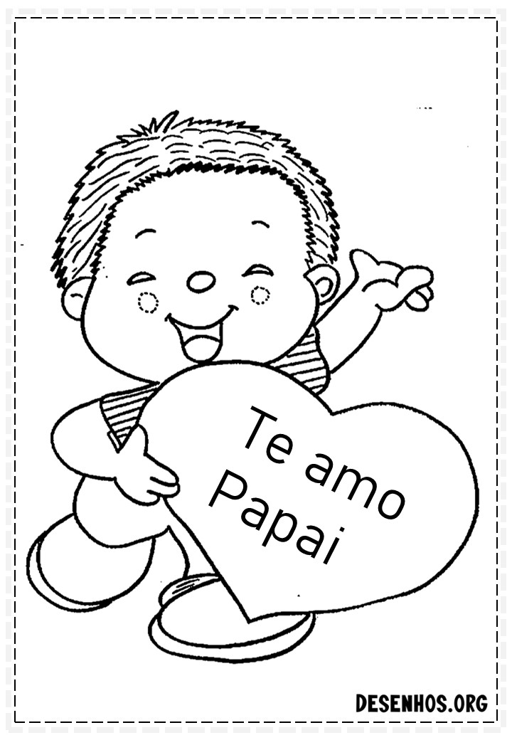 60 Desenhos dos Dias do Pais Para Colorir