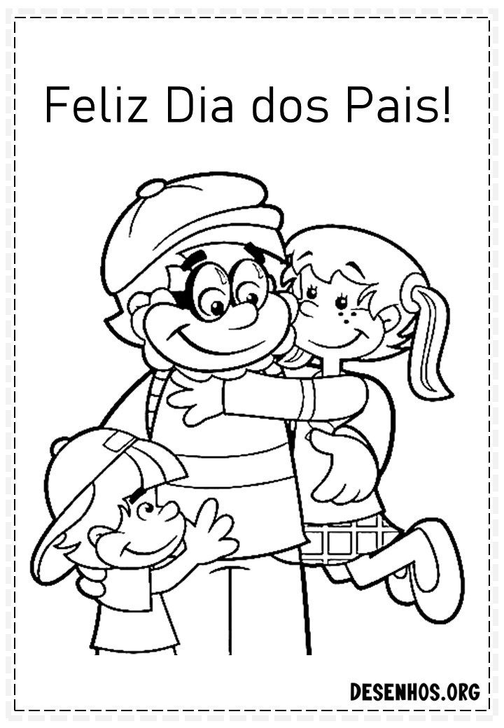 60 Desenhos dos Dias do Pais Para Colorir