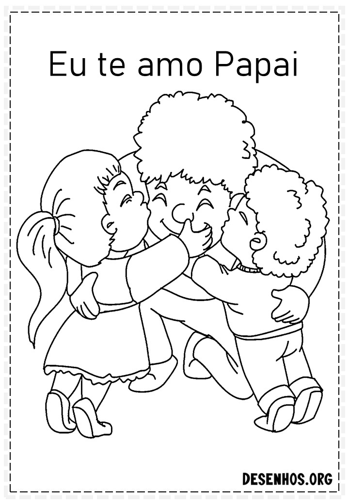 60 Desenhos dos Dias do Pais Para Colorir