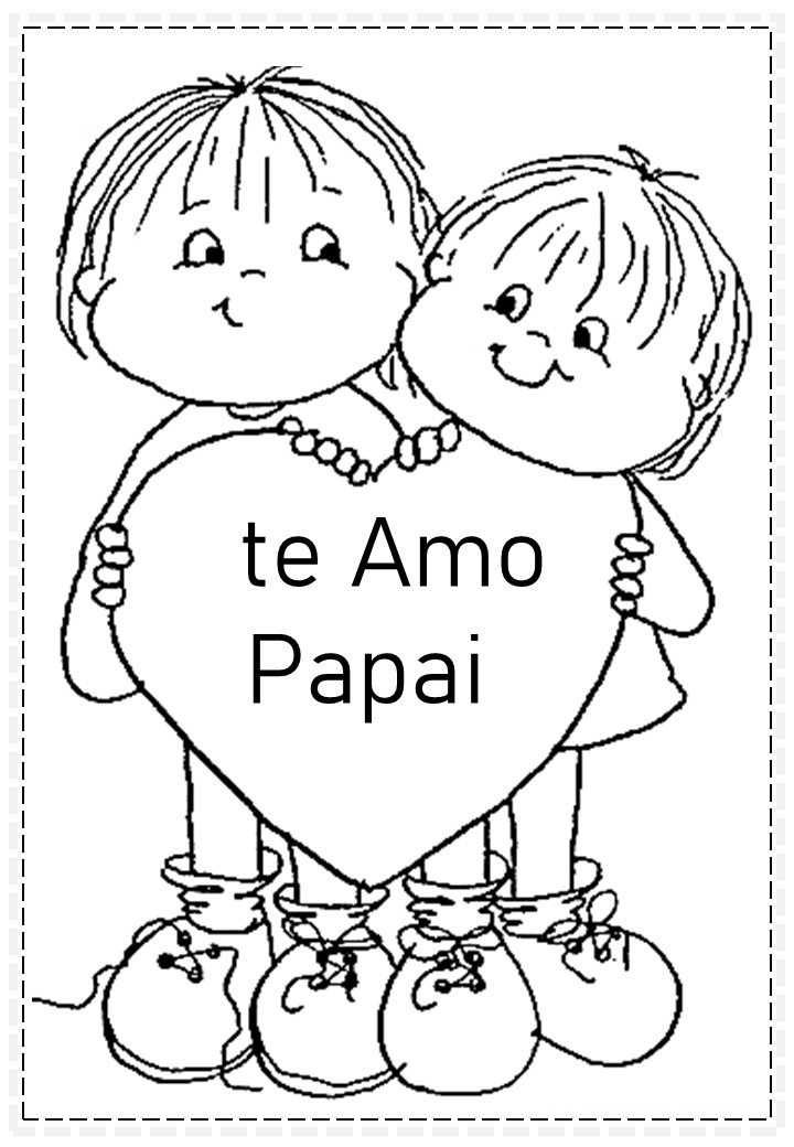 60 Desenhos dos Dias do Pais Para Colorir
