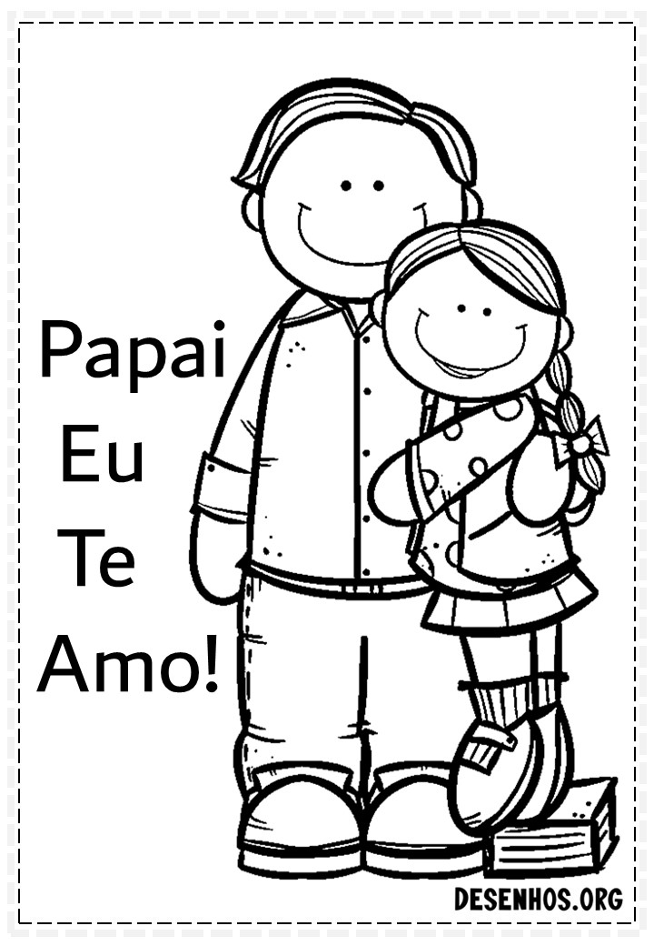 60 Desenhos dos Dias do Pais Para Colorir