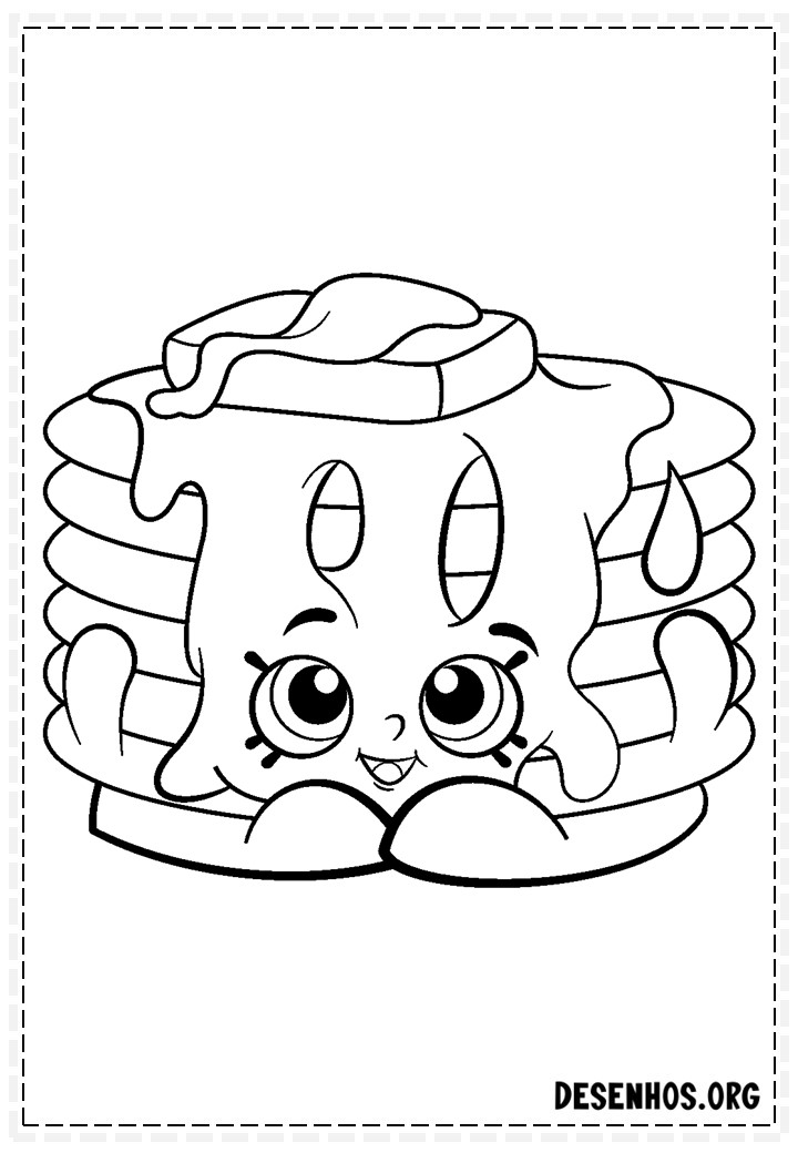 160 desenhos de Shopkins para colorir