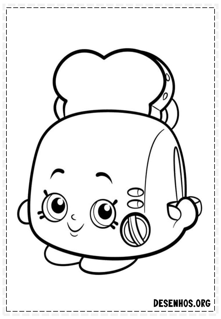 160 desenhos de Shopkins para colorir