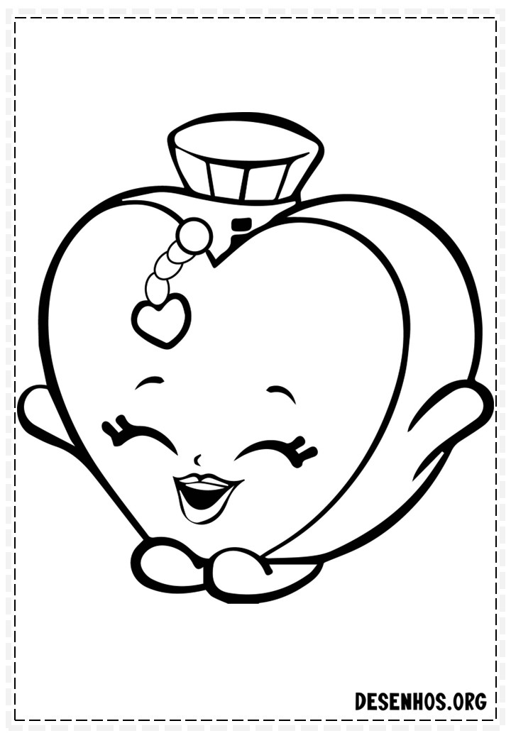 160 desenhos de Shopkins para colorir