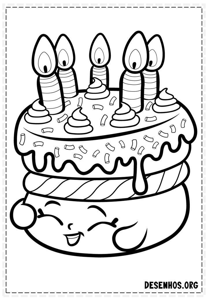 160 desenhos de Shopkins para colorir