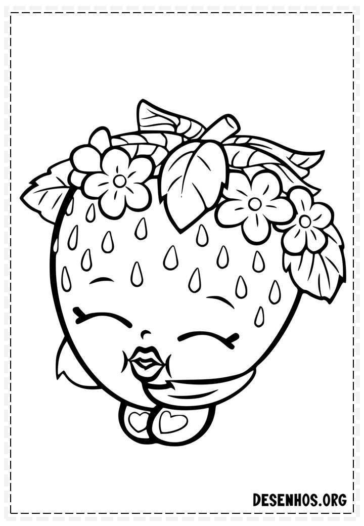160 desenhos de Shopkins para colorir