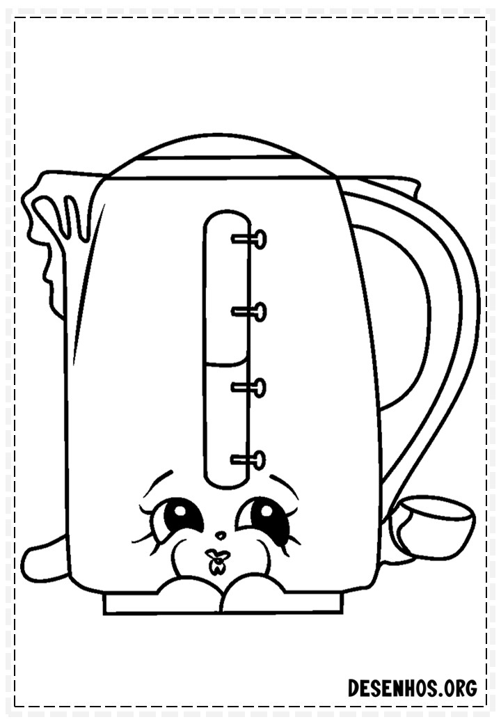 160 desenhos de Shopkins para colorir