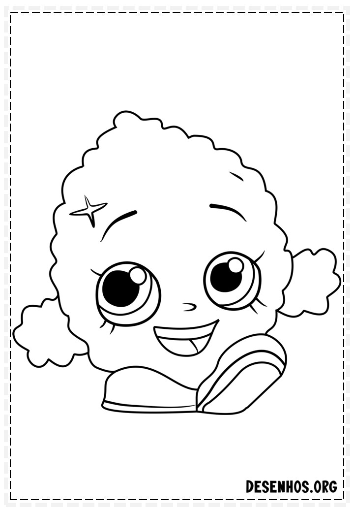 160 desenhos de Shopkins para colorir