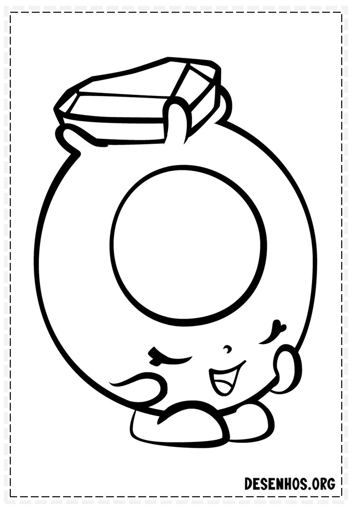 160 desenhos de Shopkins para colorir