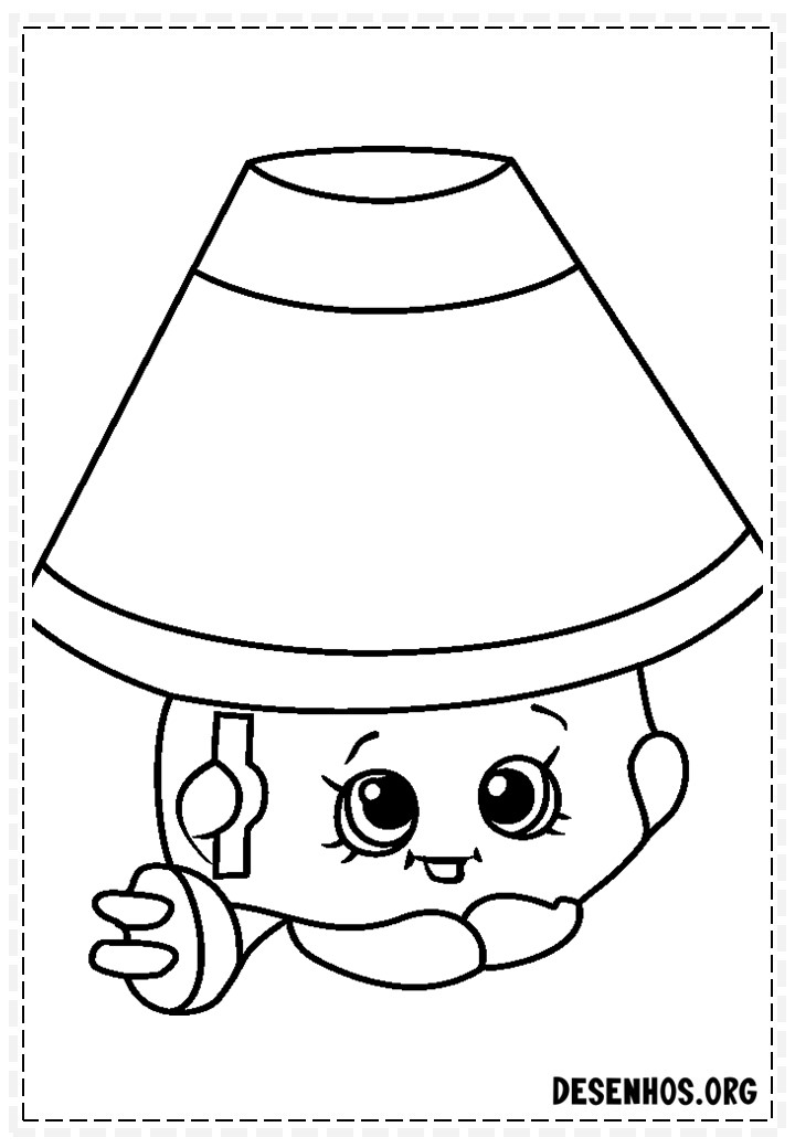 160 desenhos de Shopkins para colorir