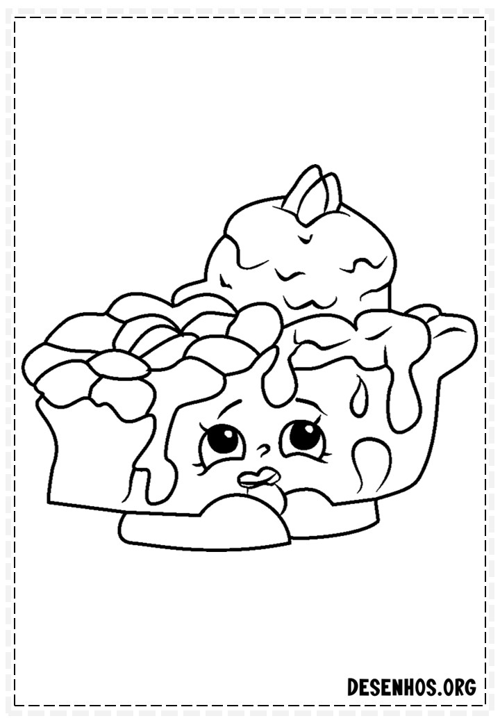 160 desenhos de Shopkins para colorir