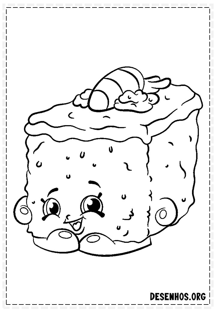 160 desenhos de Shopkins para colorir