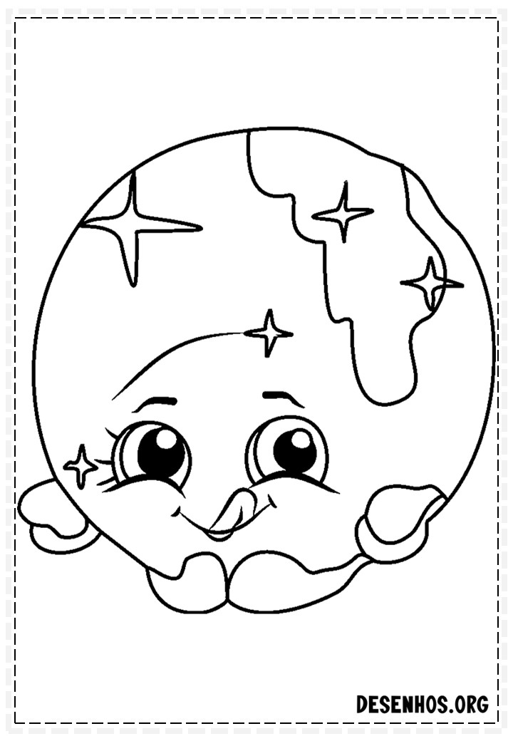160 desenhos de Shopkins para colorir