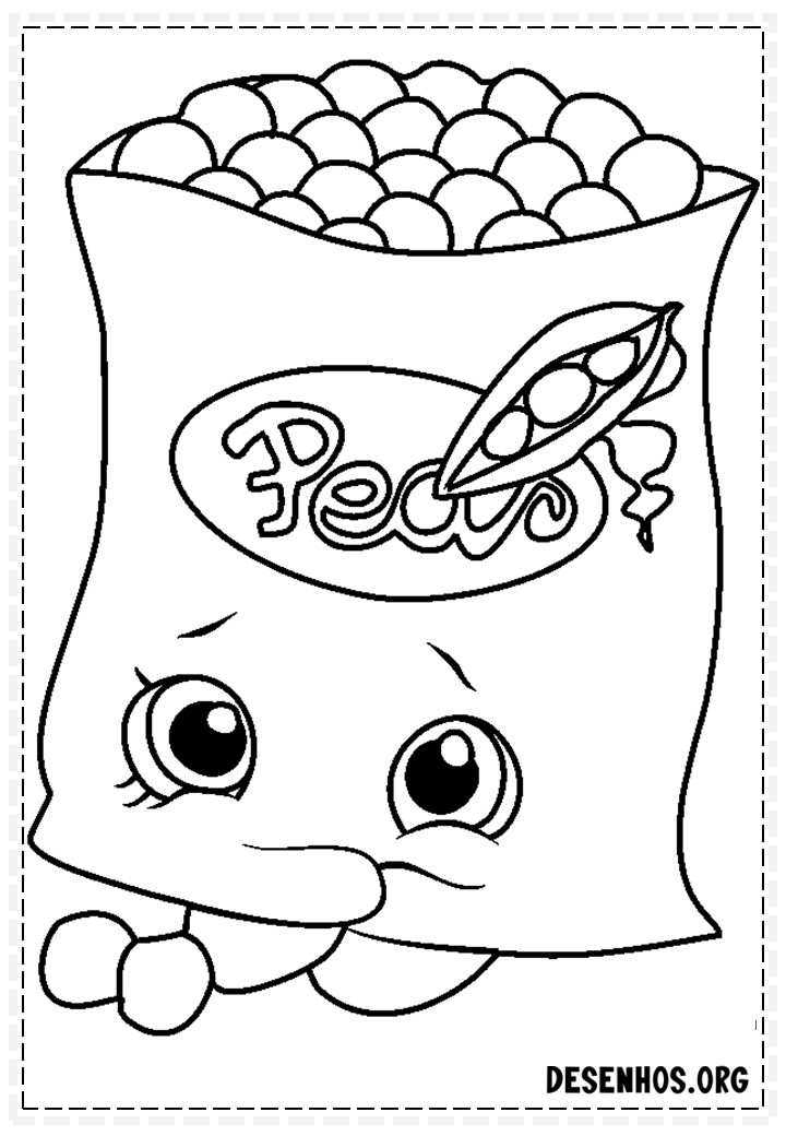 160 desenhos de Shopkins para colorir