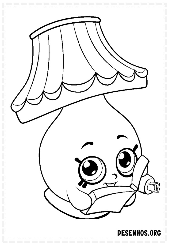 160 desenhos de Shopkins para colorir