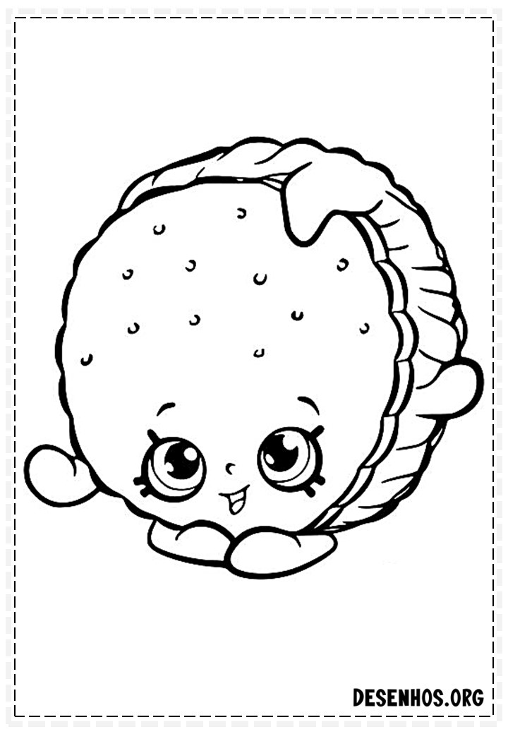 160 desenhos de Shopkins para colorir