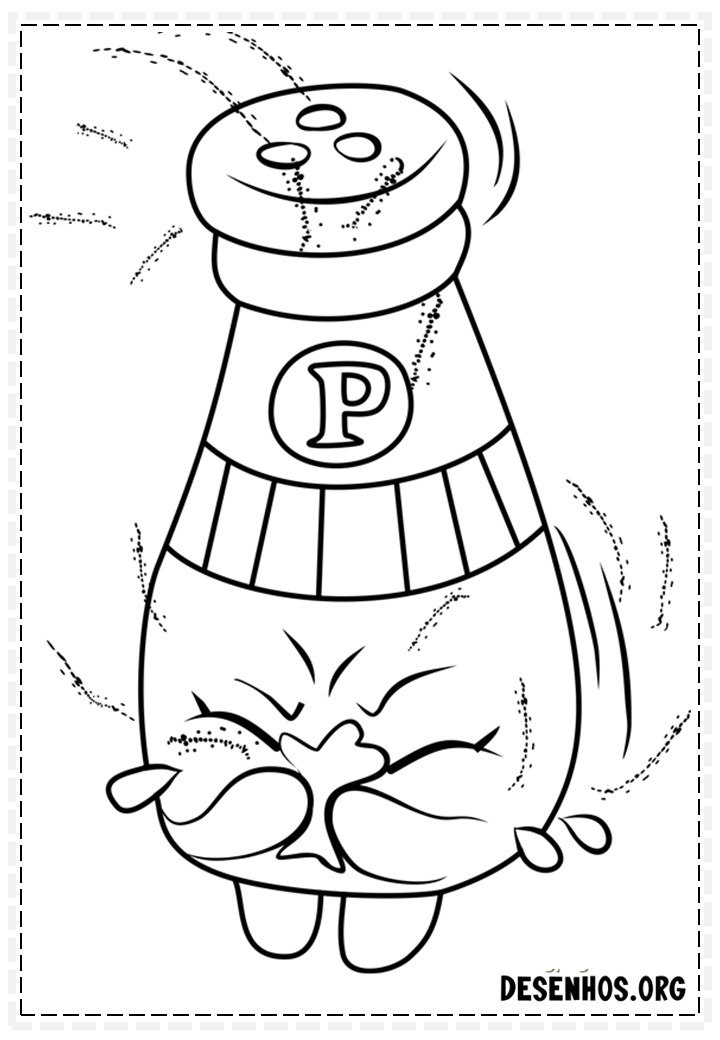 160 desenhos de Shopkins para colorir