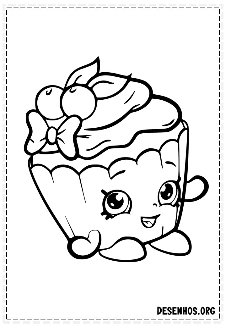 160 desenhos de Shopkins para colorir