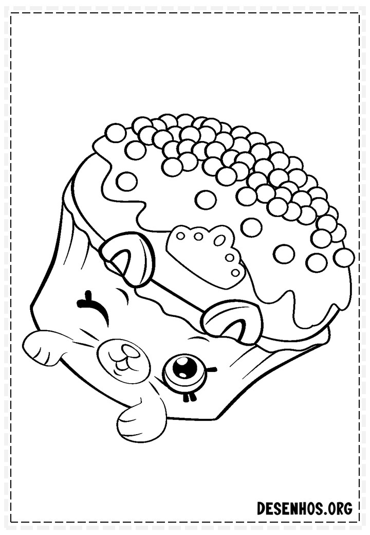 160 desenhos de Shopkins para colorir