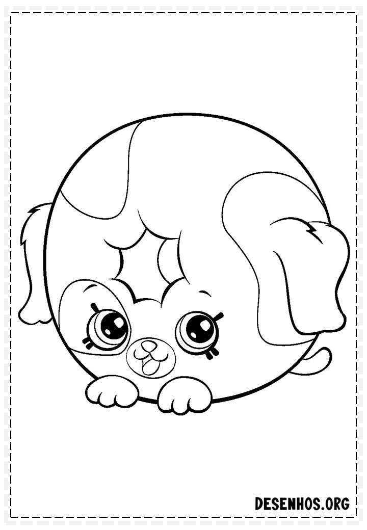 160 desenhos de Shopkins para colorir