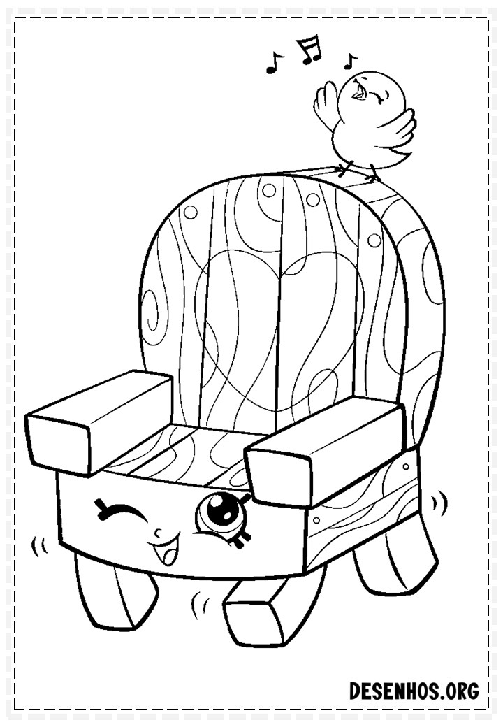 160 desenhos de Shopkins para colorir