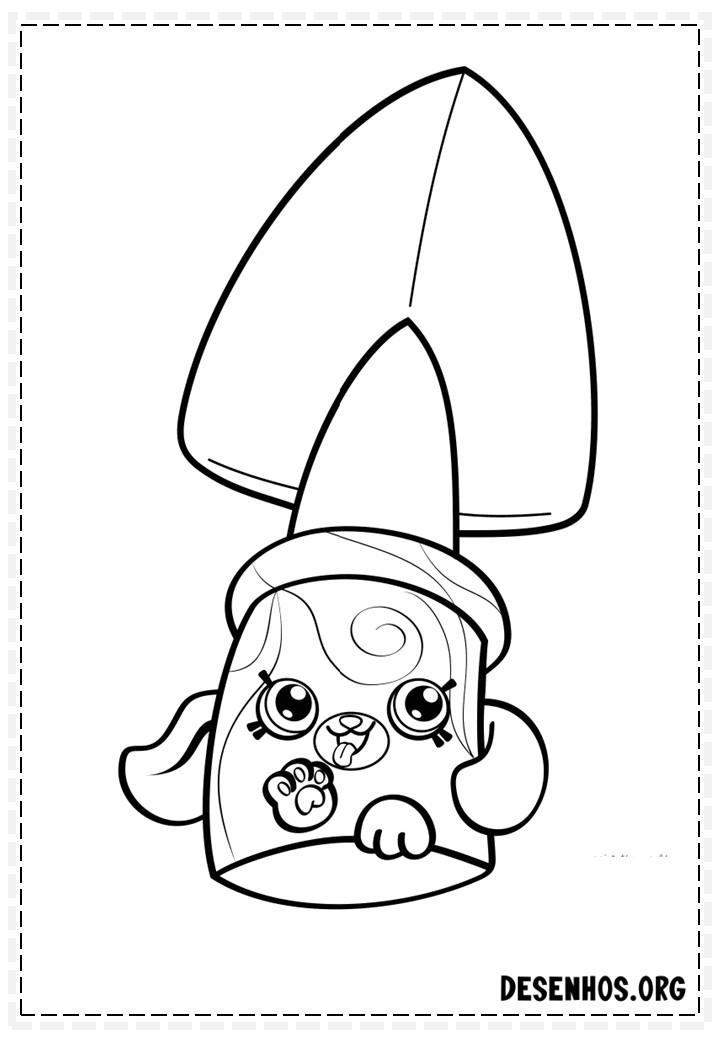 160 desenhos de Shopkins para colorir