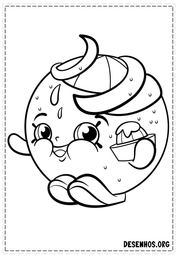 160 desenhos de Shopkins para colorir