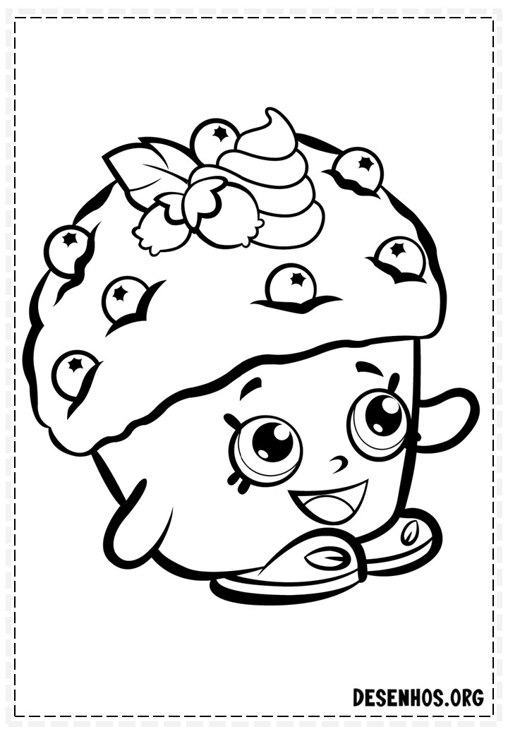 160 desenhos de Shopkins para colorir