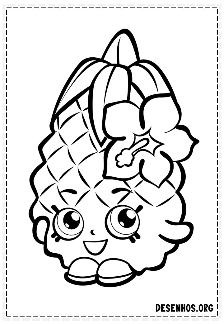 160 desenhos de Shopkins para colorir