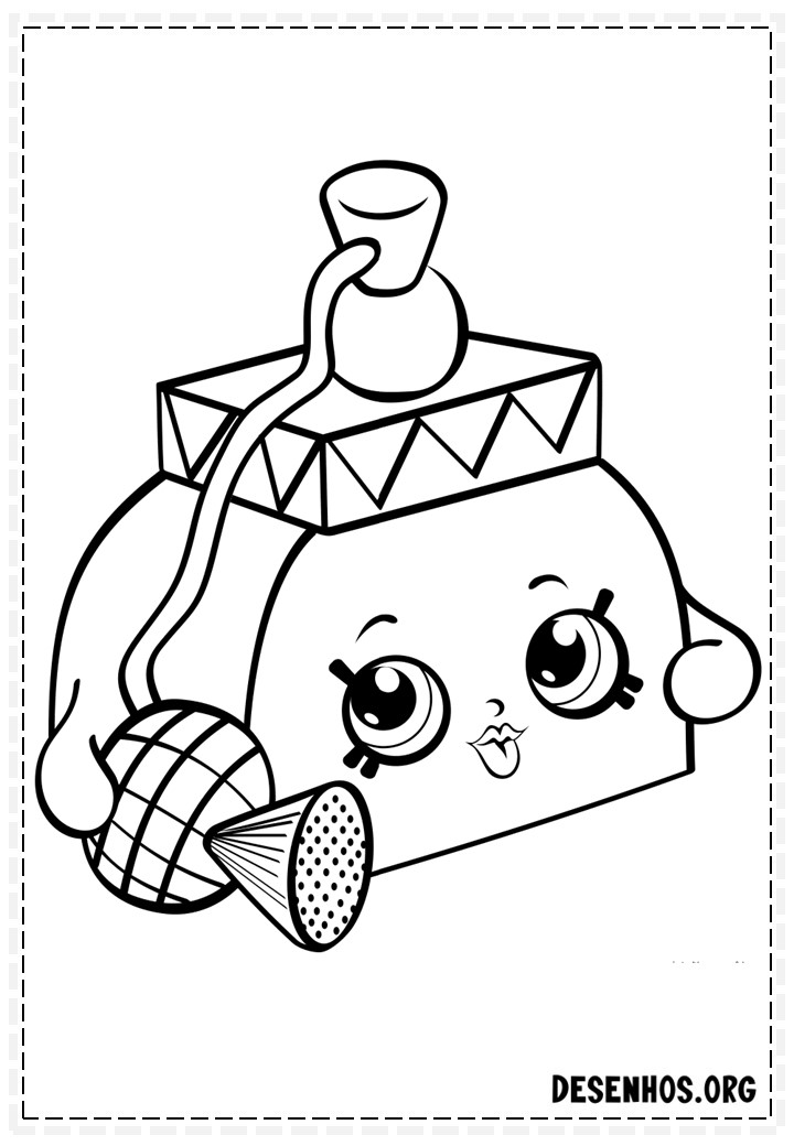 160 desenhos de Shopkins para colorir