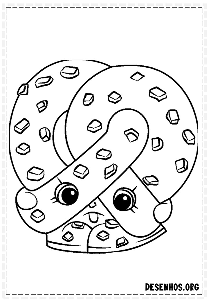 160 desenhos de Shopkins para colorir