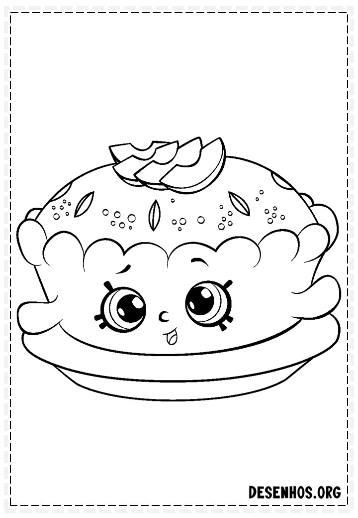 160 desenhos de Shopkins para colorir