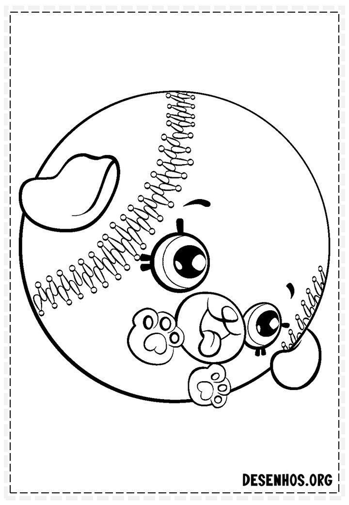 160 desenhos de Shopkins para colorir