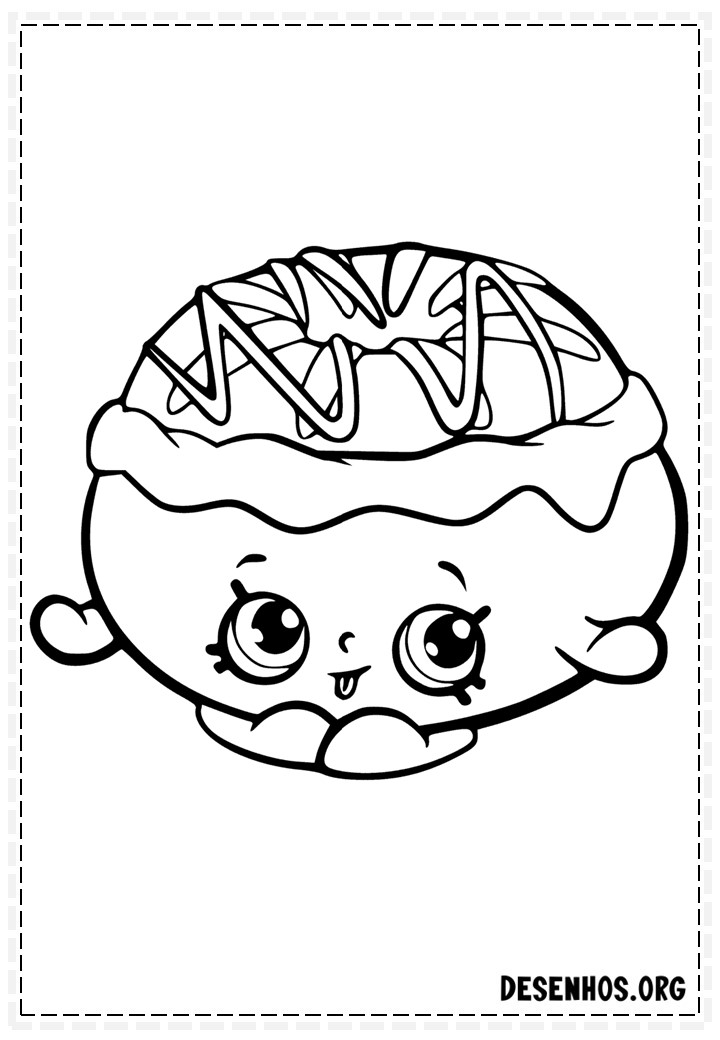 160 desenhos de Shopkins para colorir
