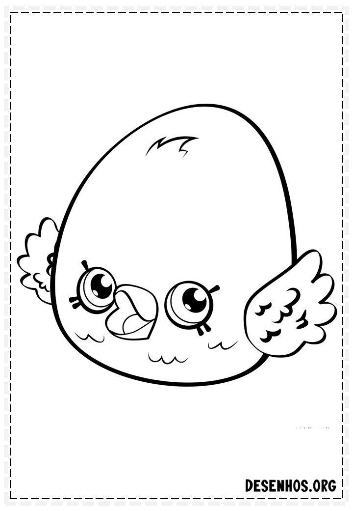 160 desenhos de Shopkins para colorir