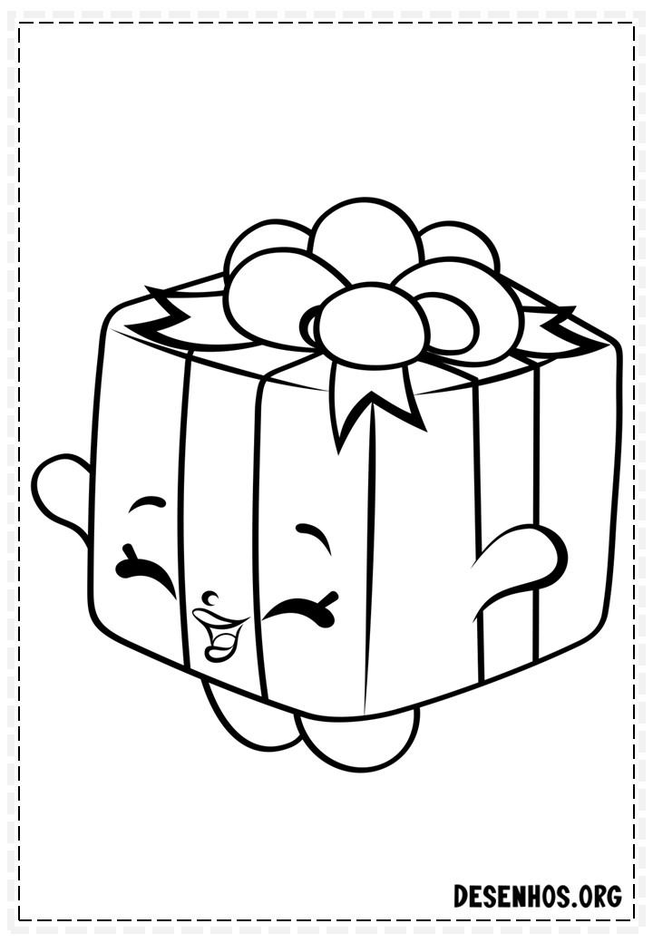 160 desenhos de Shopkins para colorir