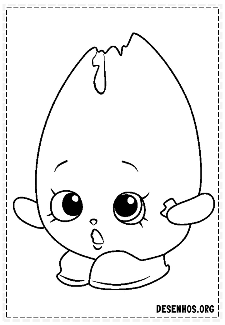 160 desenhos de Shopkins para colorir