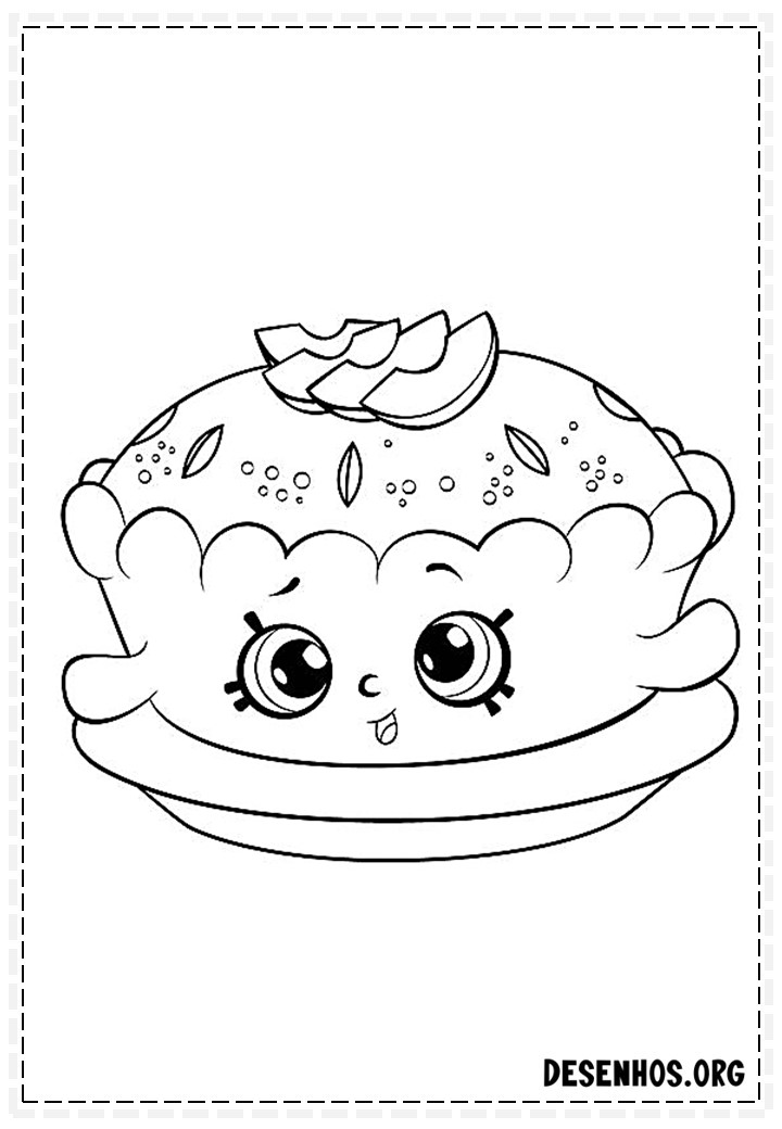 160 desenhos de Shopkins para colorir