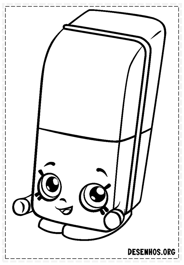 160 desenhos de Shopkins para colorir