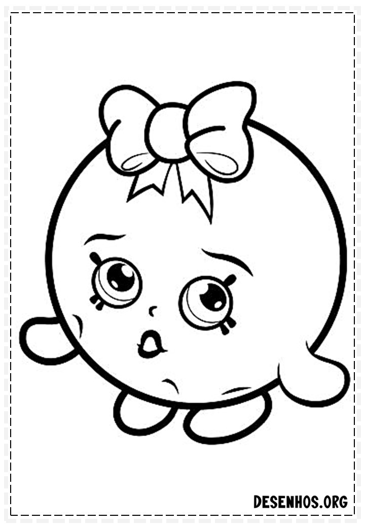160 desenhos de Shopkins para colorir