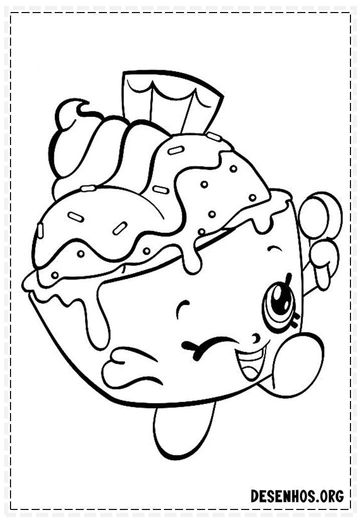 160 desenhos de Shopkins para colorir
