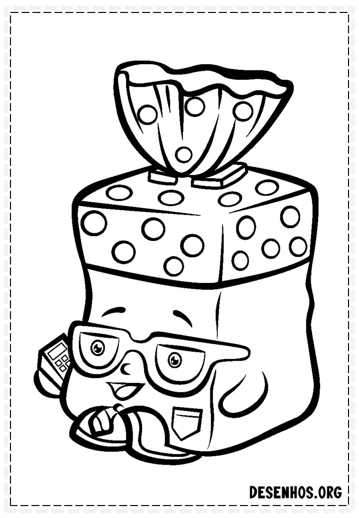 160 desenhos de Shopkins para colorir