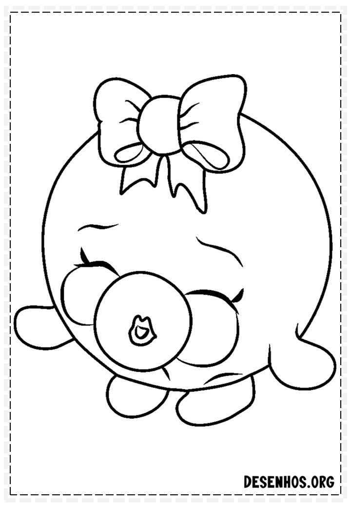160 desenhos de Shopkins para colorir