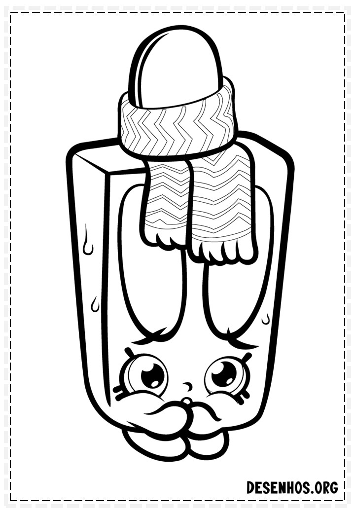 160 desenhos de Shopkins para colorir