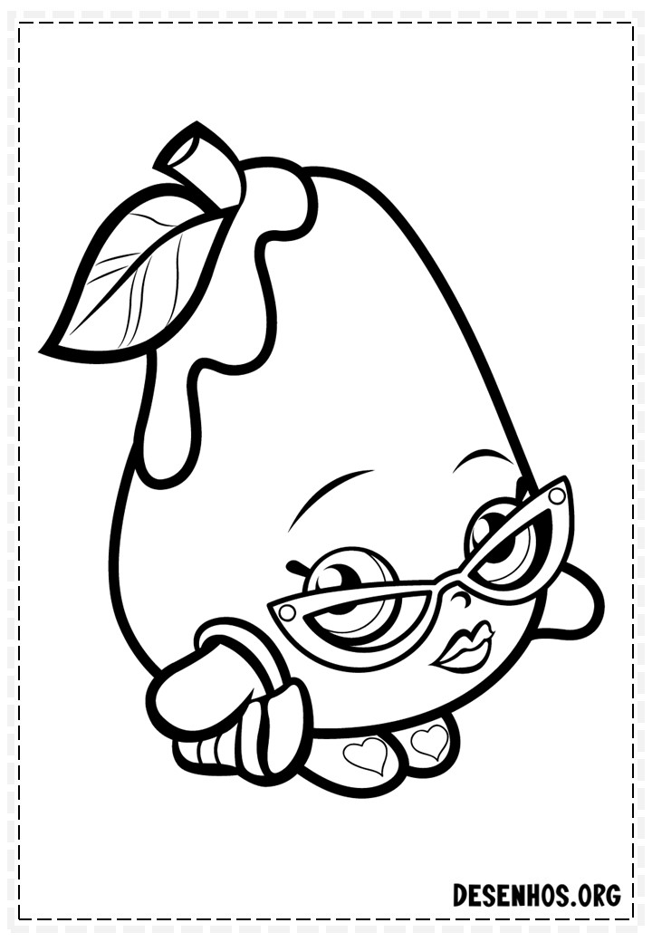 160 desenhos de Shopkins para colorir